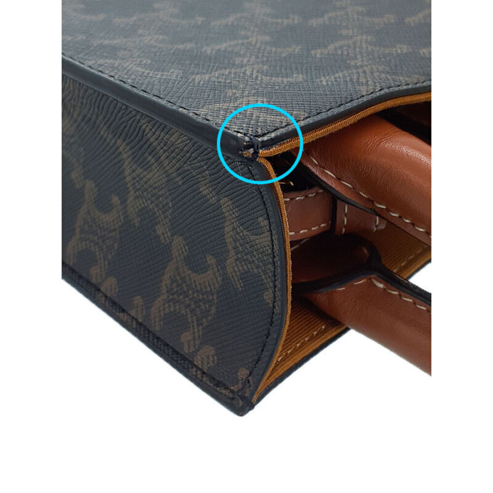Celine Triomphe Canvas Vertical Cabas Bag - Picture 8 of 9